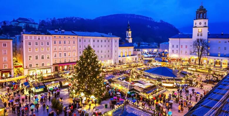 ADVENT U SALZBURGU  dozivite grad glazbe u zimskom sjaju te posjetite Mozartov trg baroknu fontanu i druge atrakcije